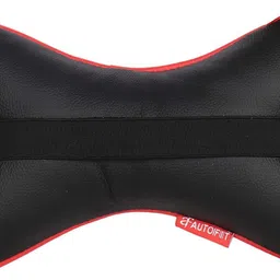 autofit Black, Red Leather Car Pillow Cushion for Maruti Suzuki image 4