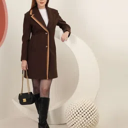 plagg Wool Solid Coat For Women image 3