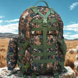 azad Large 70 L Backpack Army Backpack WITH detachable SLING BAG for casual USE with extra space-picture-10