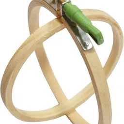 asian hobby crafts 6 Pieces 10 Inch Wooden Embroidery Hoop Ring Frame Embroidery Hoop image 3