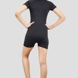 imperative by neu look Solid Women Monokini Black Swimsuit image 2