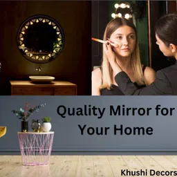 khushi decors Mirror H51 Bathroom Mirror image 5
