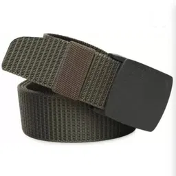 darkleatheris Men Casual, Evening, Formal Green Nylon Belt-picture-19