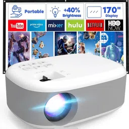 TOTAL Mini Projector WIFI Android IOS Full HD 1080P Miracast Youtube TVStick (5000 lm) Portable Projector-picture-11