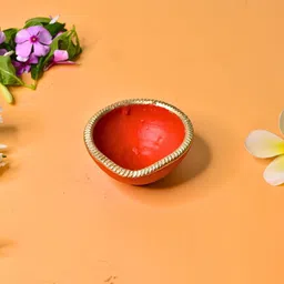 santarms Mitti Diya for Diwali Decor for Pooja, Home Decoration Earthenware Table Diya-picture-11