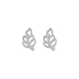 MAIRA 925 Sterling Silver Fashion Jewellery Earrings For Women/ Girls Cubic Zirconia Sterling Silver Stud Earring-picture-11