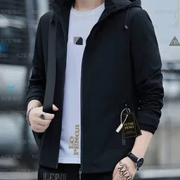 futse peno Men Solid Casual Jacket image 5