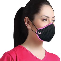 flamingo FlamiMask for Female| Multilayer Reusable, Washable Cloth Mask-picture-5