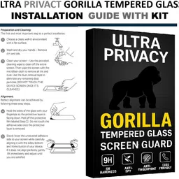 Ultra Privacy Gorilla Edge To Edge Tempered Glass for SAMSUNG Galaxy S24 FE 5G image 5