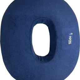 total ortho care Donut Ring Cushion Pillow for Piles Tailbone Fistula Seat Chair Pillow Color Blu Back / Lumbar Support image 5