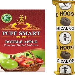 puff smart Premium Herbal Flavors Double Apple Hookah Flavor image 1