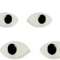 radha EYES FOR 1 NO. LADDU GOPAL / MURTI HEIGHT 2.5 INCH Deity Ornament-picture-38