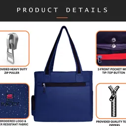 fanceiy Women Blue, Black Shoulder Bag image 3