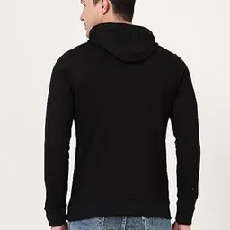 neocardin Men Full Sleeve Solid Hooded Sweatshirt image 2