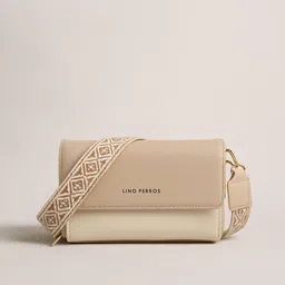 lino perros Beige Women Sling Bag Voyage Mini Boho Beige Sling Bag-picture-28