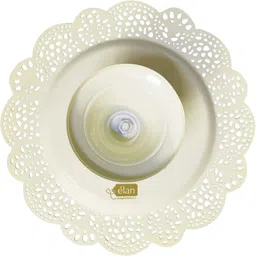 elan Round Mild Steel Flourish Cake Stand, Cupcake and Dessert Stand for Party Steel Cake Server image 3