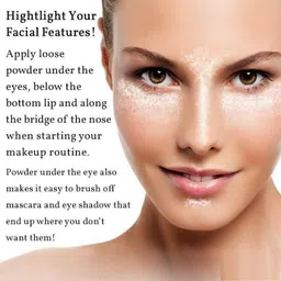 arcanuy White Loose Powder Compact for all skin types Compact image 4