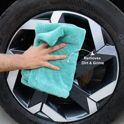 softspun Microfiber Vehicle Washing Cloth image 3