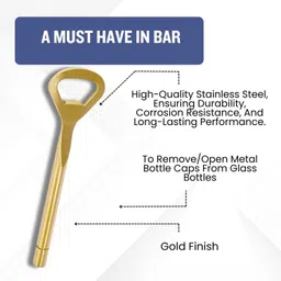 wazir chand Bottle Opener Tool Bottle Opener Tool Stainless Steel Bottle Cum Can Opener Durable Ideal Bottle Opener image 4