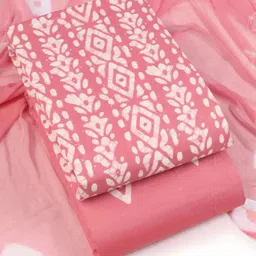 houseofcommon Unstitched Cotton Blend Salwar Suit Material Floral Print-picture-14