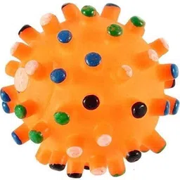Chew Rubber Spike Squeaker Sound Ball Toy, Small to Medium Pets, Color May Vary, Rubber Squeaky Toy, Rubber Toy, Chew Toy For Dog-image-11