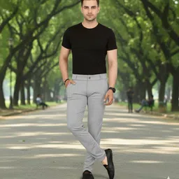 ksk Men Solid Grey Track Pants-picture-11