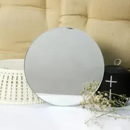 qubool hai Glass Wall Mirror with Two Side Tapes for Bathroom Wash Basin Living Room Glass Decorative Platter-picture-25