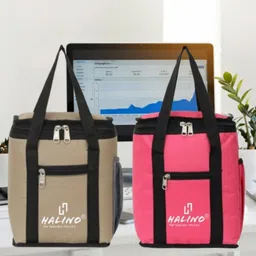 halino COMBO PACK OF 2 LUNCH BAG TIFFIN BAG PREMIUM QUALITY Waterproof Lunch Bag-picture-16