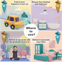 campure Cone Original & Sandalwood - Pack of 2 Potpourri image 4