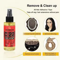 newlo Walker Tape C-22 Solvent. 118 ML Hair Accessory Set image 3