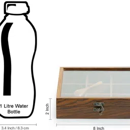 exclusivelane Spice Set Wooden, Glass image 5