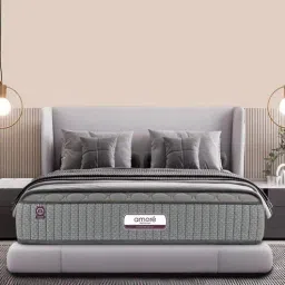 amore international Spine Memory 8 Inch Rebonded Foam King Size Mattress-picture-12