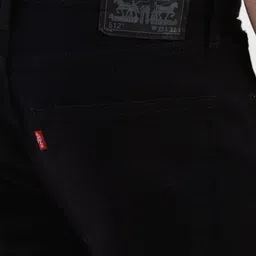 levi's Men Tapered Fit Mid Rise Black Jeans image 4