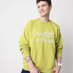 mast & harbour Men Full Sleeve Printed Sweatshirt image 3