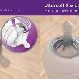 philips avent 260ml Natural Feeding Bottle With 125ml Natural Feeding Bottle - 385 ml image 4