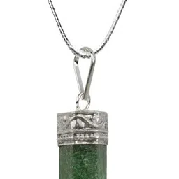 REIKI CRYSTAL PRODUCTS Certified Natural Healing Stone Pendant for Reiki Healing, Crystal Healing, Numerology, Tarot, Astrology & Feng Shui (Green Aventurine) Charged By Vastu experts & Reiki Grand-Masters Lumineux Uno Pendant-image-48