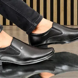 stifron Stylish Formal shoe for men black Slip On For Men image 2