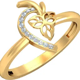 avsar AVR688YB 14kt Cubic Zirconia Yellow Gold ring-picture-10