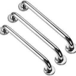 gold bell Shower Grab Bar 12''Inch Heavy Quality Stainless Steel Chrome Finish Towel Rod ( Pack 3 ) Shower Grab Bar-picture-14