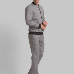 park avenue Men Suit Checkered Suit image 2