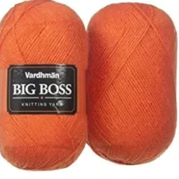 Vardhman Orange Wool-image-1