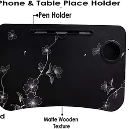 mayko & bayko Foldable Multipurpose Wood Portable Laptop Table image 2