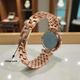 uvaisr Analog Watch - For Girls DS Rose Gold-001 image 4