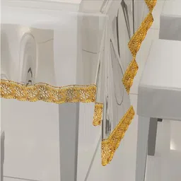 balaji mart Self Design 6 Seater Table Cover image 2