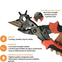 awicla Leather hole punching Machine Punch Plier image 5