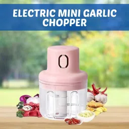 sacro Chopper (Electric Rechargeable Chopper) for Kitchen Vegetable Garlic Onion Q179 Electric Vegetable & Fruit Chopper-picture-48