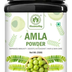 shuwasthy Amla Powder for Drink, Eating, Hair Growth & Hair Strong image 1