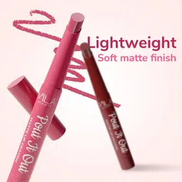 mila beauté Pout It Out Matte Lip Crayon Lipstick Lightweight Soft Matte Finish image 2