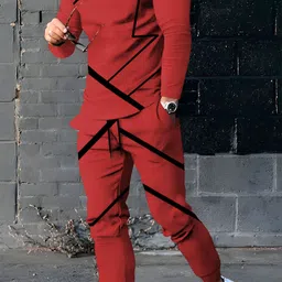 kelonbro Striped Men Track Suit-picture-19