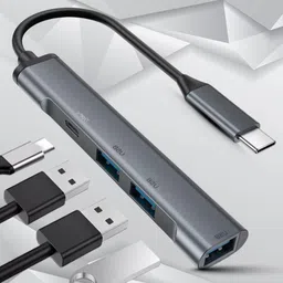 WEROX G-LITEUSB C Hub, 4 in 1 USB C Multiport Adapter with, USB 3.0, 2*USB G-LITEUSB C Hub, 4 in 1 USB C Multiport Adapter with, USB 3.0, 2*USB USB Hub image 2